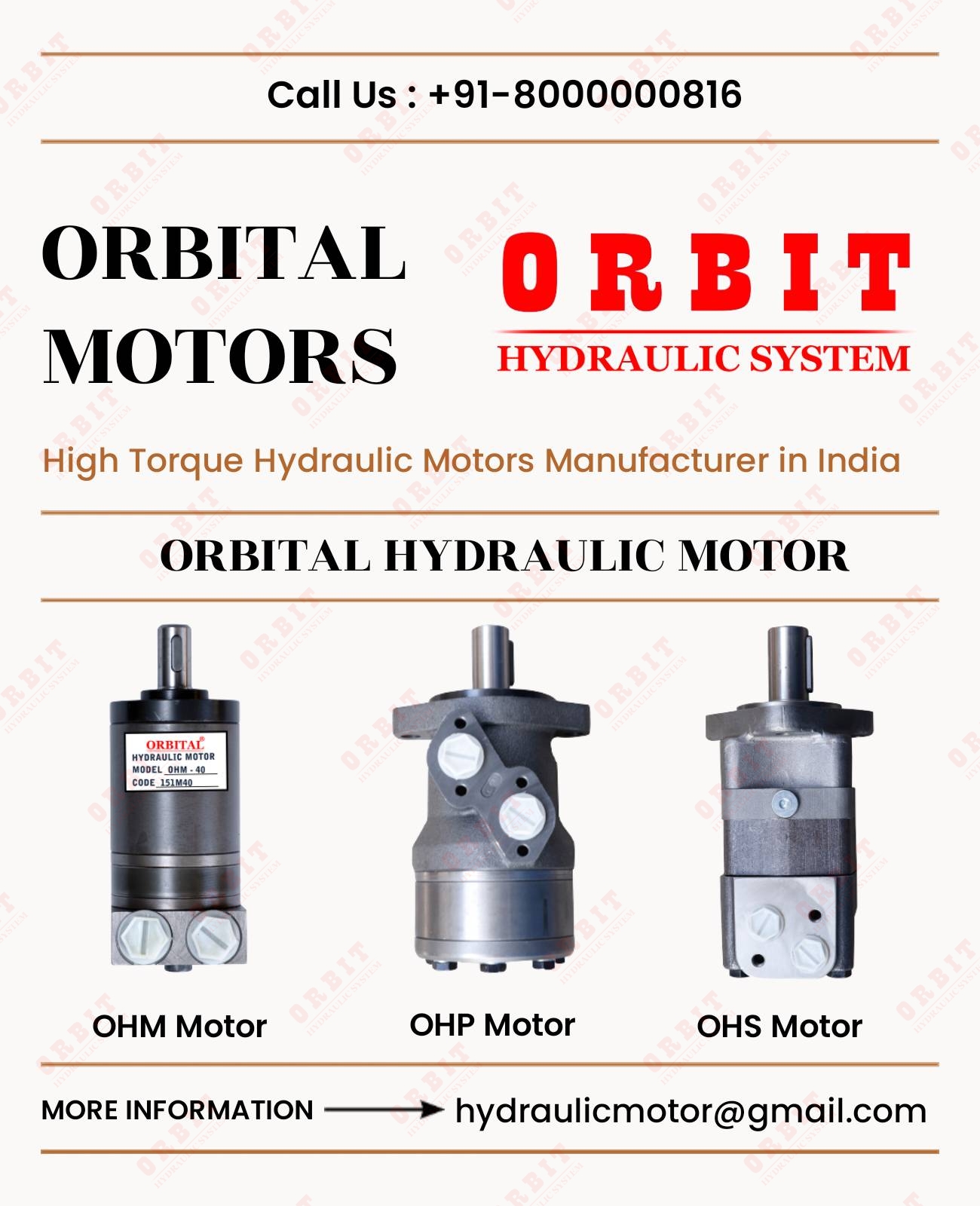 Danfoss OMM Hydraulic Motor In India OMRX-50 83063080 White Hydraulic Motor In Ahmedabad Bangalore Hyderabad Nashik Indore Jaipur Delhi Kolkata Vasai Thane Coimbatore India