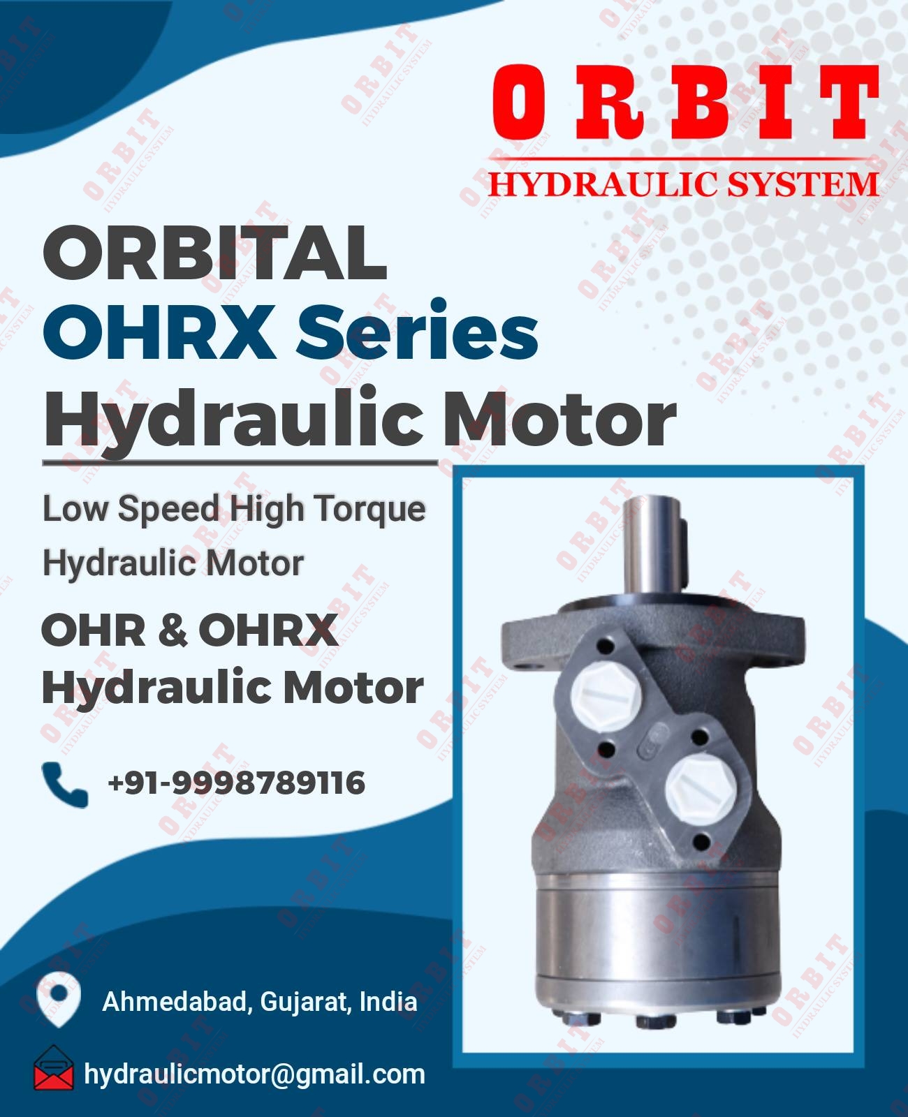 Danfoss OMM OMP OMR OMS Hydraulic Motor OMH-315 151H1024 White Hydraulic Motor In Ahmedabad Mumbai Pune Chennai Bangalore Hyderabad Nashik Indore Vasai Thane Coimbatore India